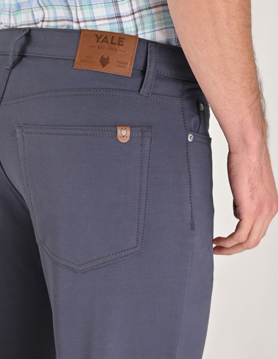 Pantalón slim Yale de algodón para hombre