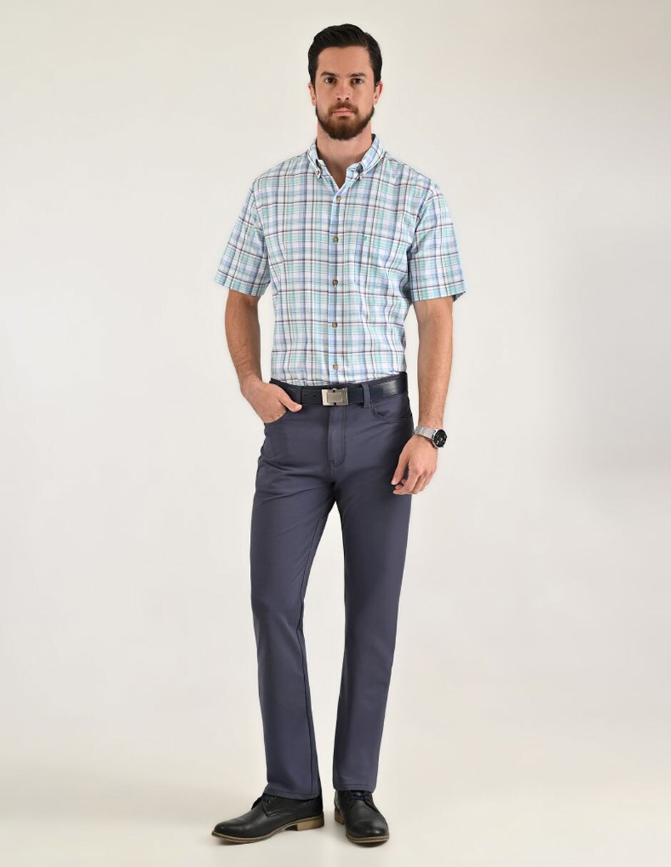 Pantalón slim Yale de algodón para hombre
