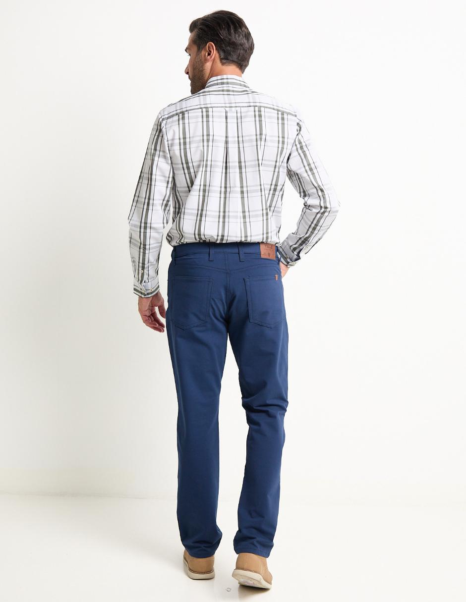 Pantalón slim de algodón para hombre 2