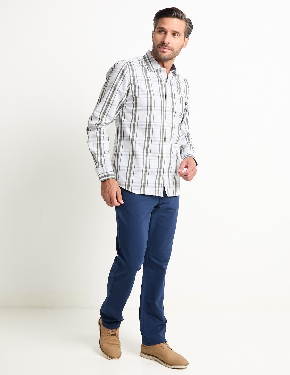 Pantalón slim de algodón para hombre 3