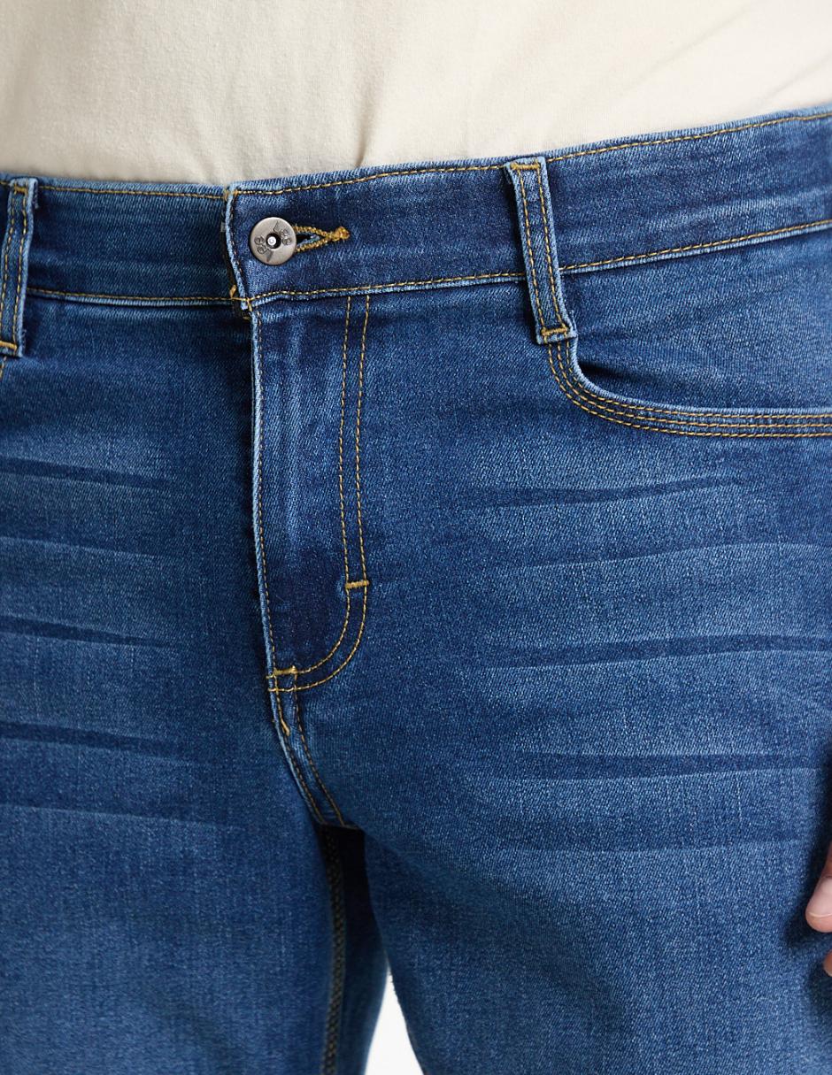 Jeans slim lavado stone wash para hombre 7