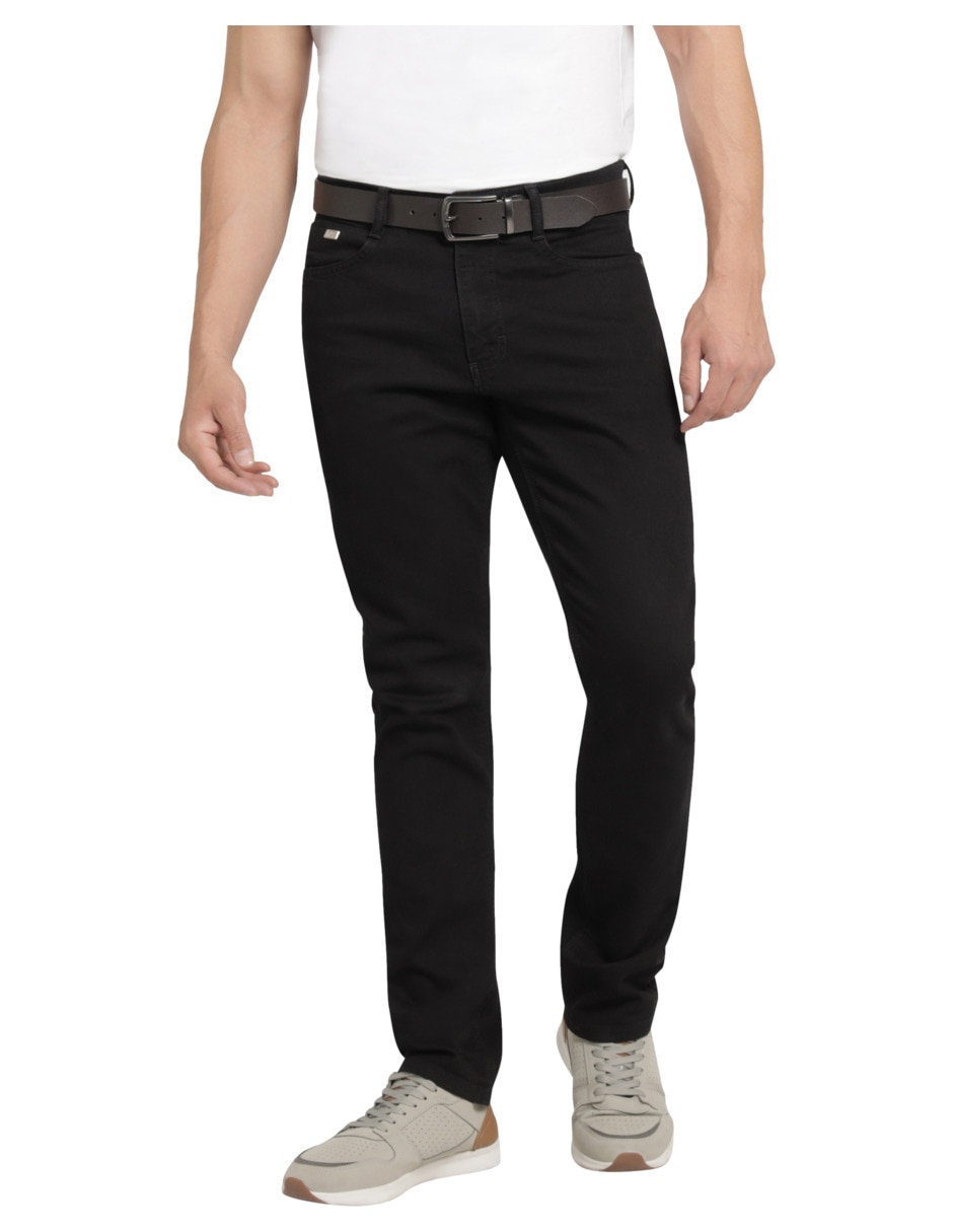 Jeans slim lavado rinse para hombre 1
