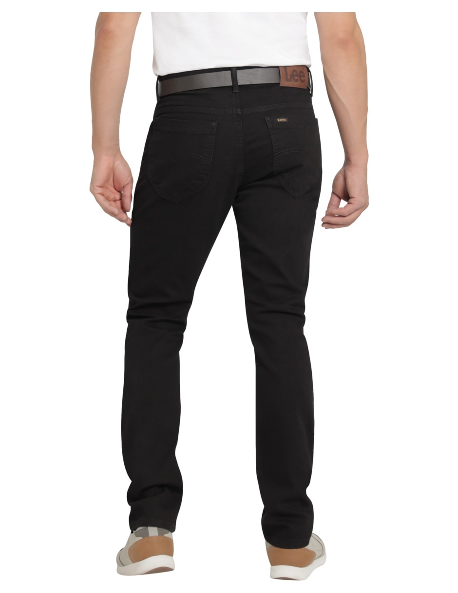 Jeans slim lavado rinse para hombre 5