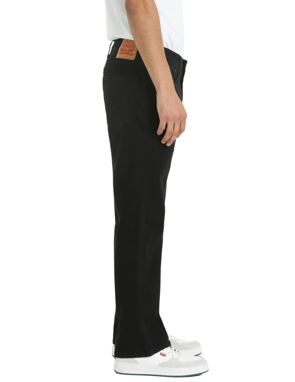Jeans straight lavado obscuro para hombre 6