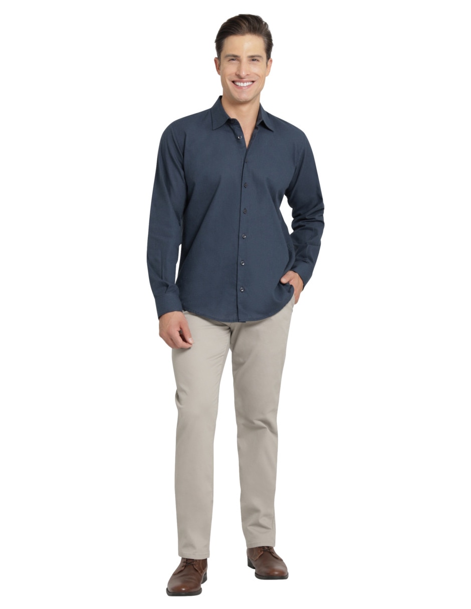 Pantalón de vestir de algodón para hombre 3