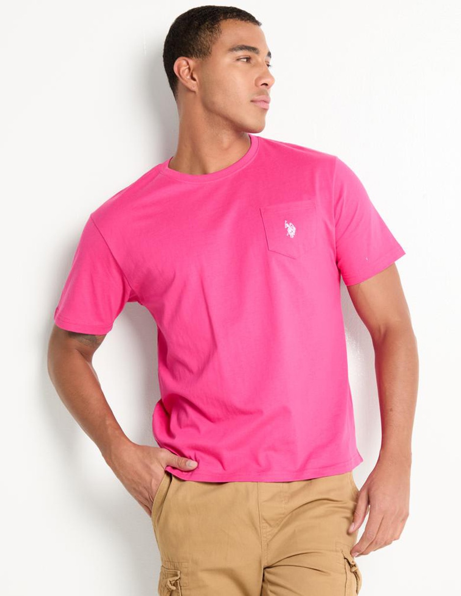 Playera cuello redondo para hombre