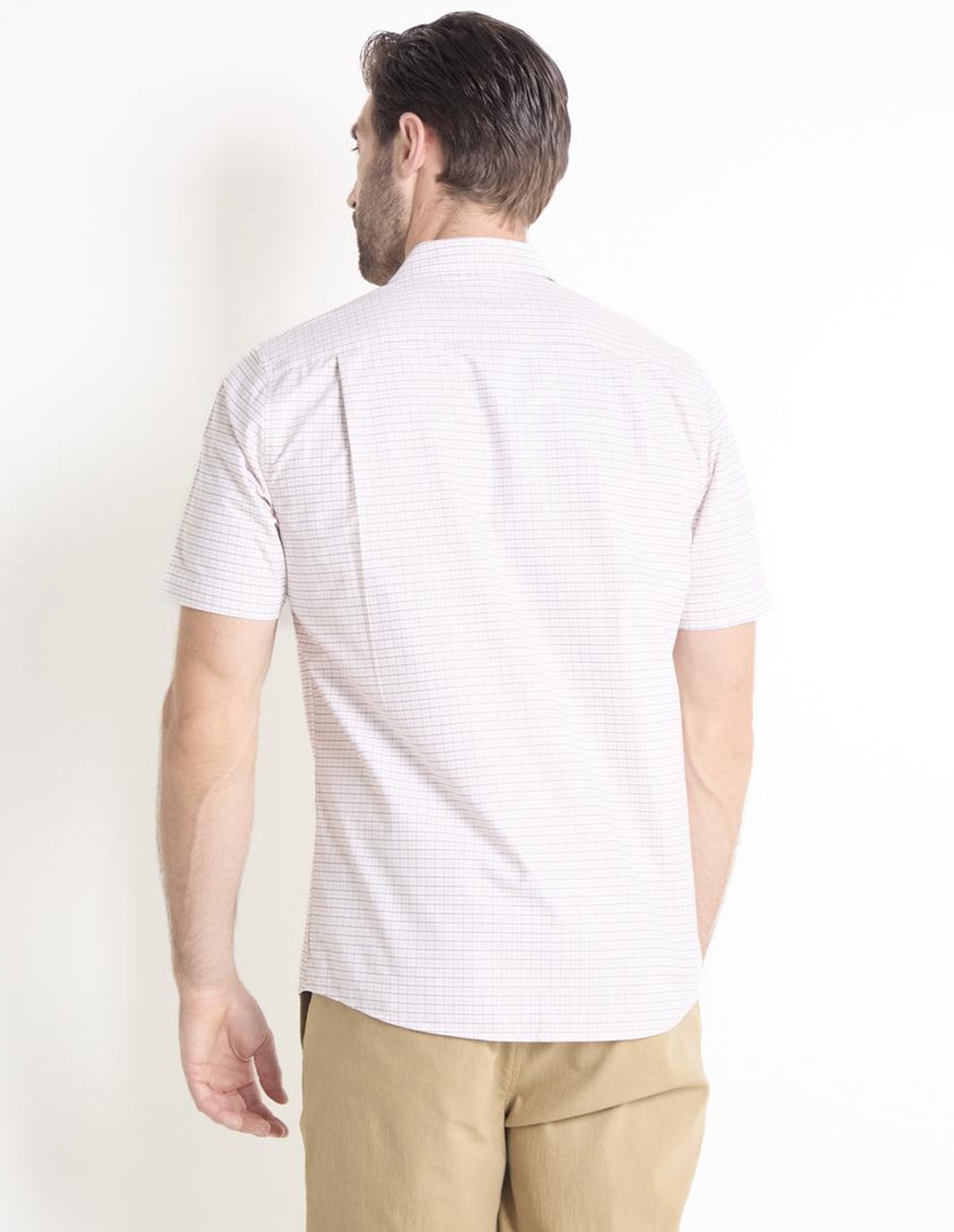 Camisa casual manga corta para hombre