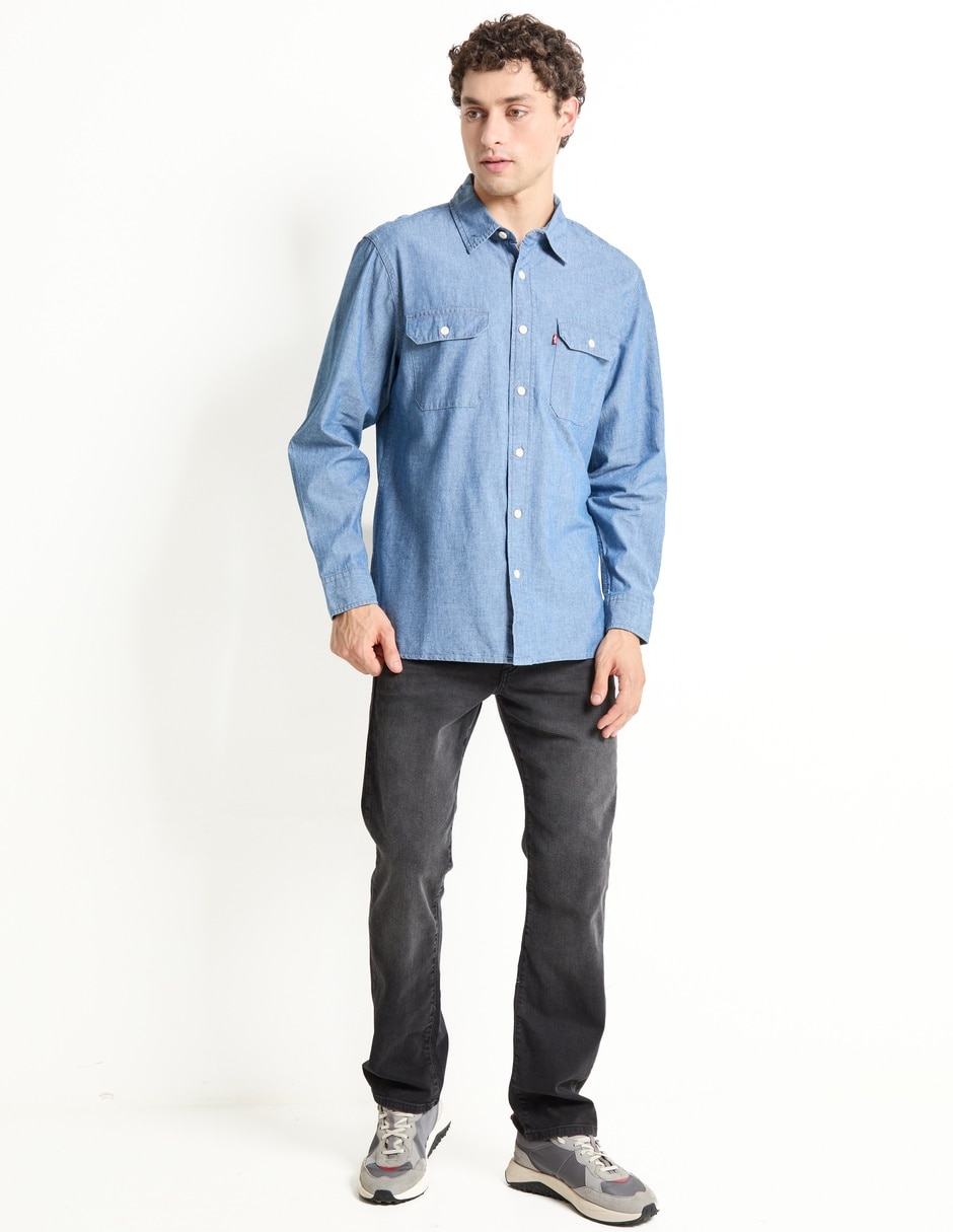 Camisa casual Levi´s de algodón manga larga para hombre