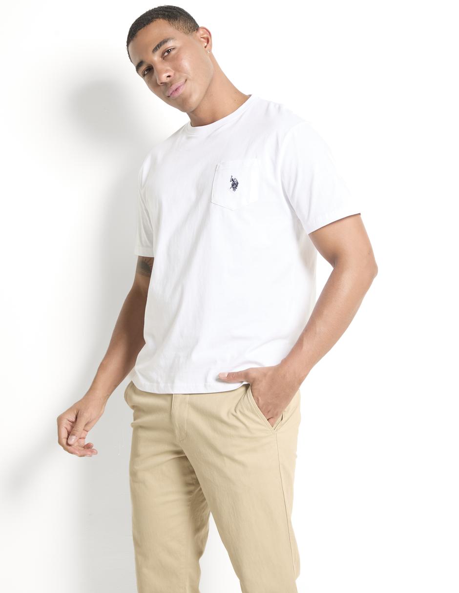Playera cuello redondo para hombre