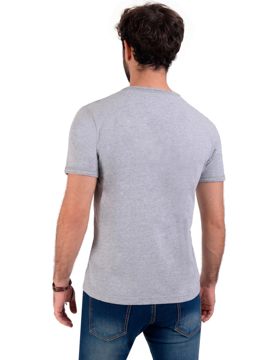 Playera Yale cuello redondo para hombre