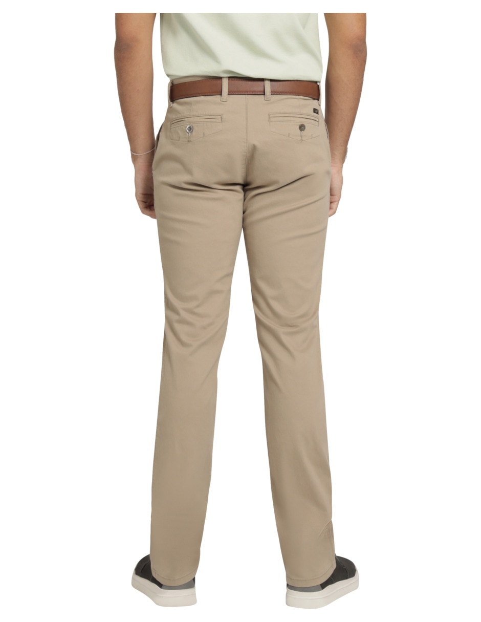 Pantalón chino recto Lee de gabardina para hombre
