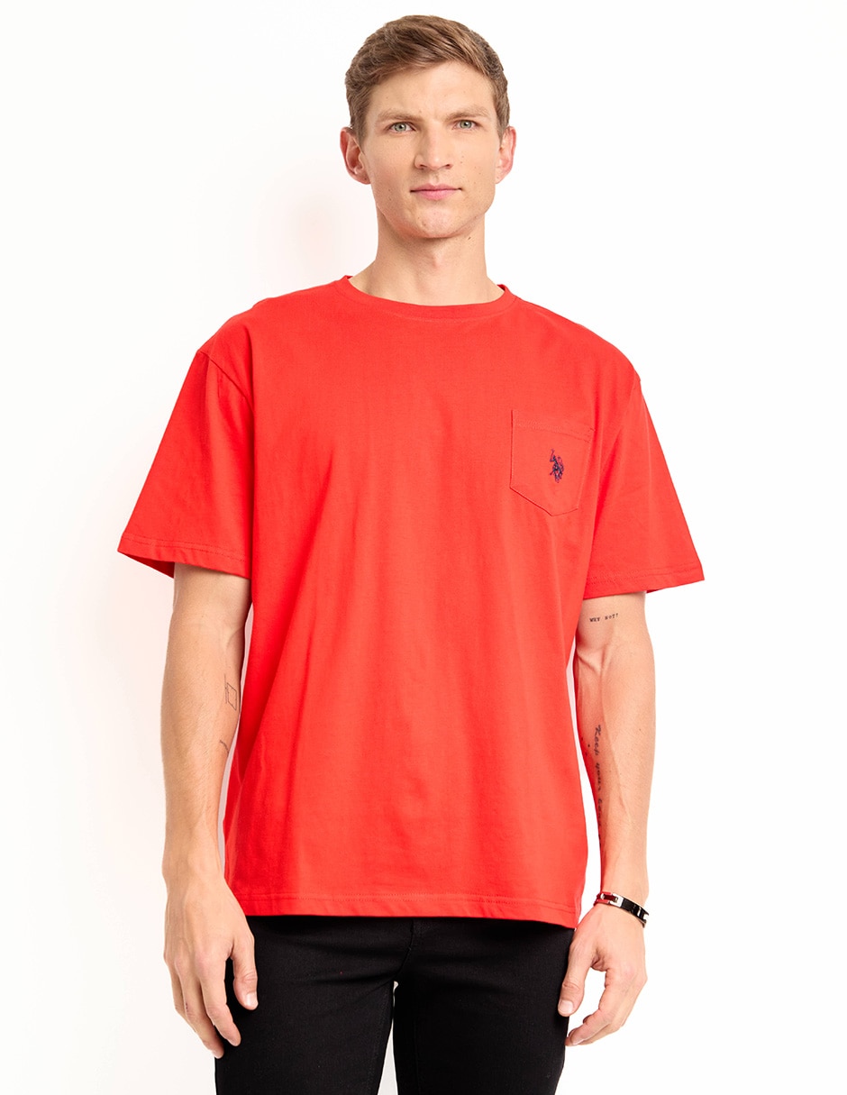 Playera cuello redondo para hombre 1