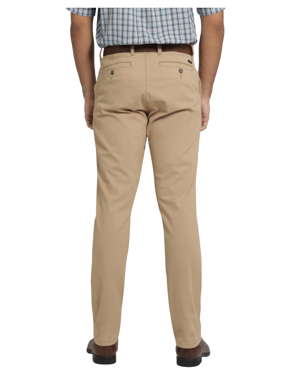Pantalón chino recto Lee de gabardina para hombre
