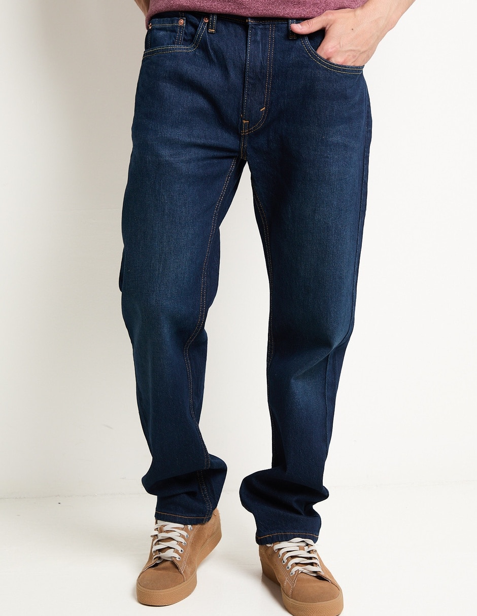 Jeans straight lavado obscuro para hombre Jeans straight lavado obscuro para hombre