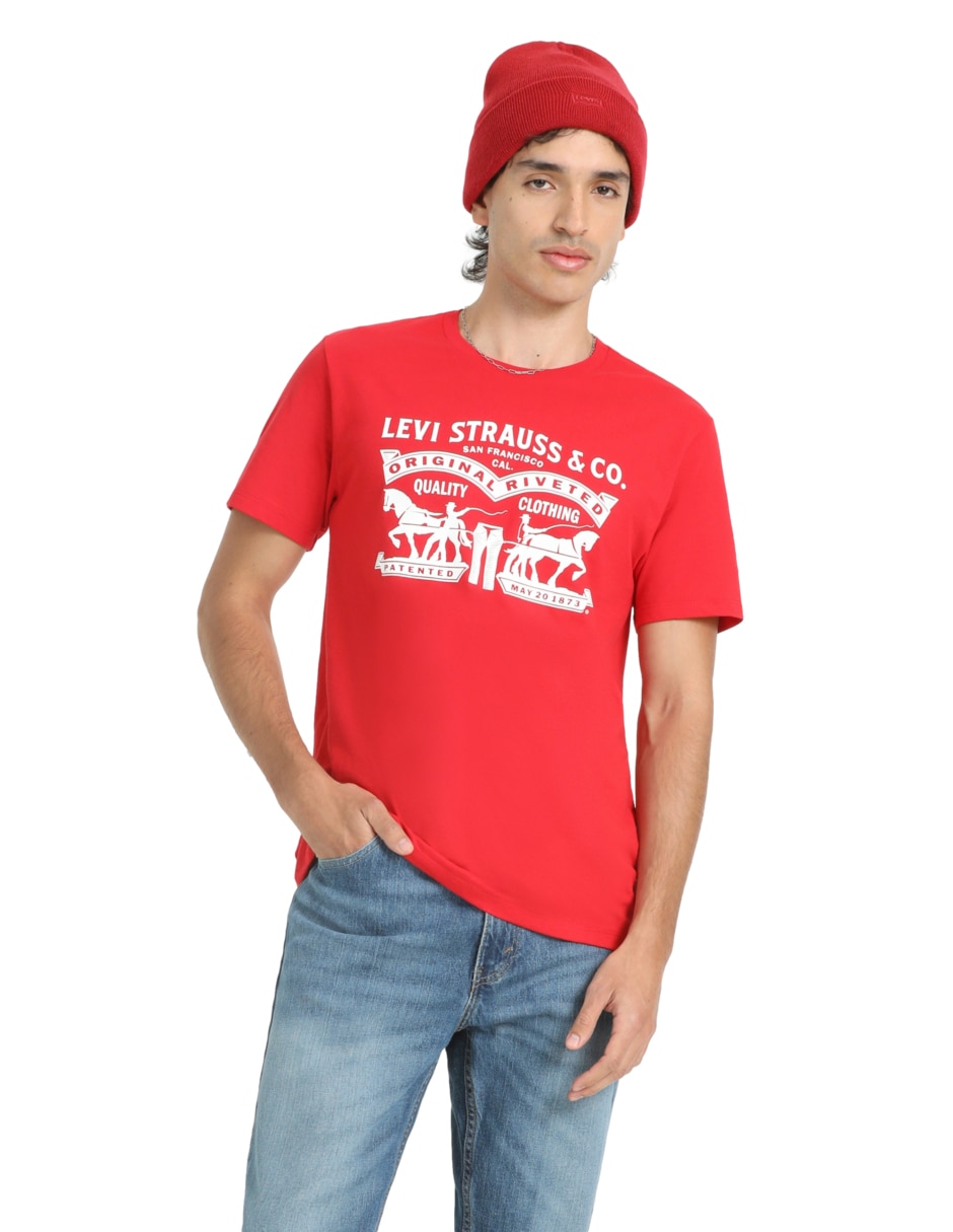 Playera cuello redondo para hombre