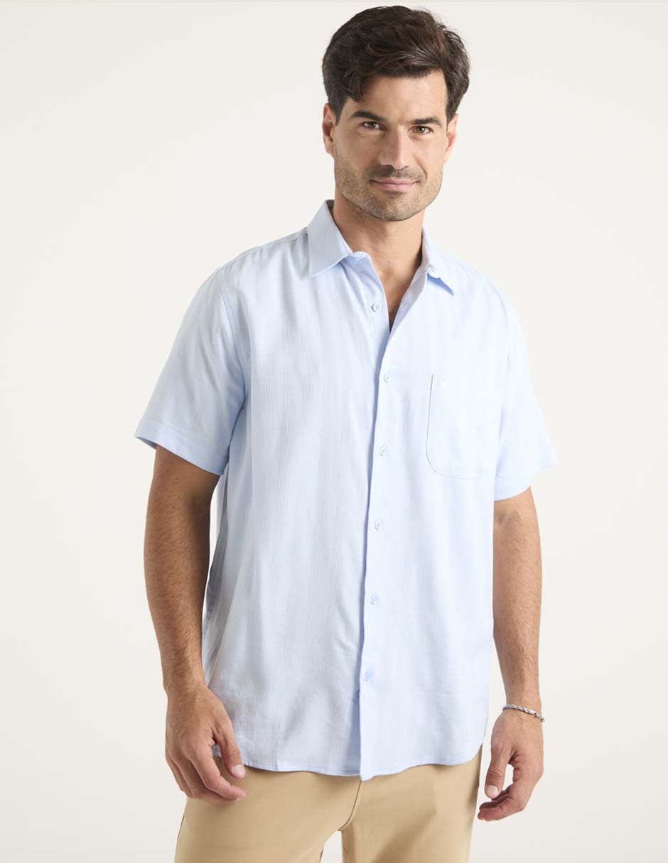 Camisa casual Yale manga corta para hombre
