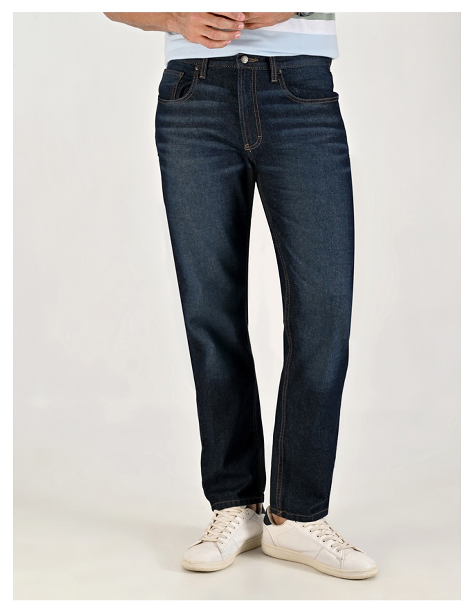 Jeans straight 0107296504 lavado stone wash para hombre Jeans straight 0107296504 lavado stone wash para hombre