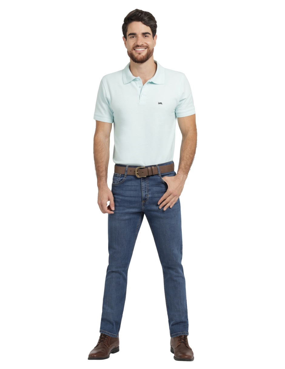 Jeans slim Lee 112378366 lavado whisker para hombre