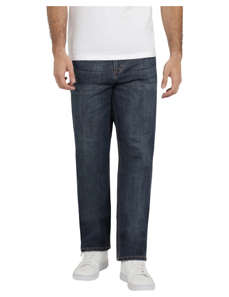 Jeans relaxed straight 112378367 lavado sand blast para hombre Jeans relaxed straight 112378367 lavado sand blast para hombre