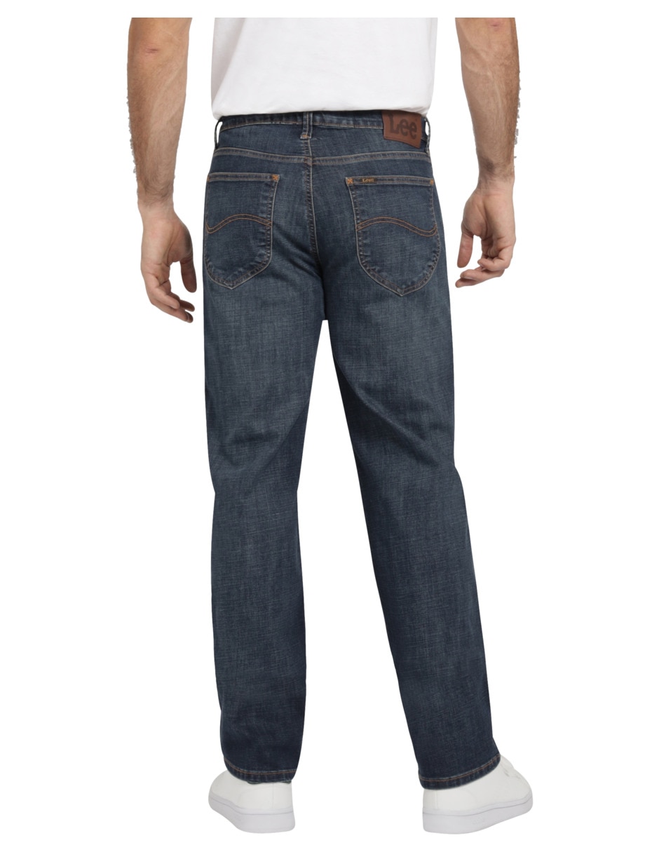 Jeans relaxed straight Lee 112378367 lavado sand blast para hombre