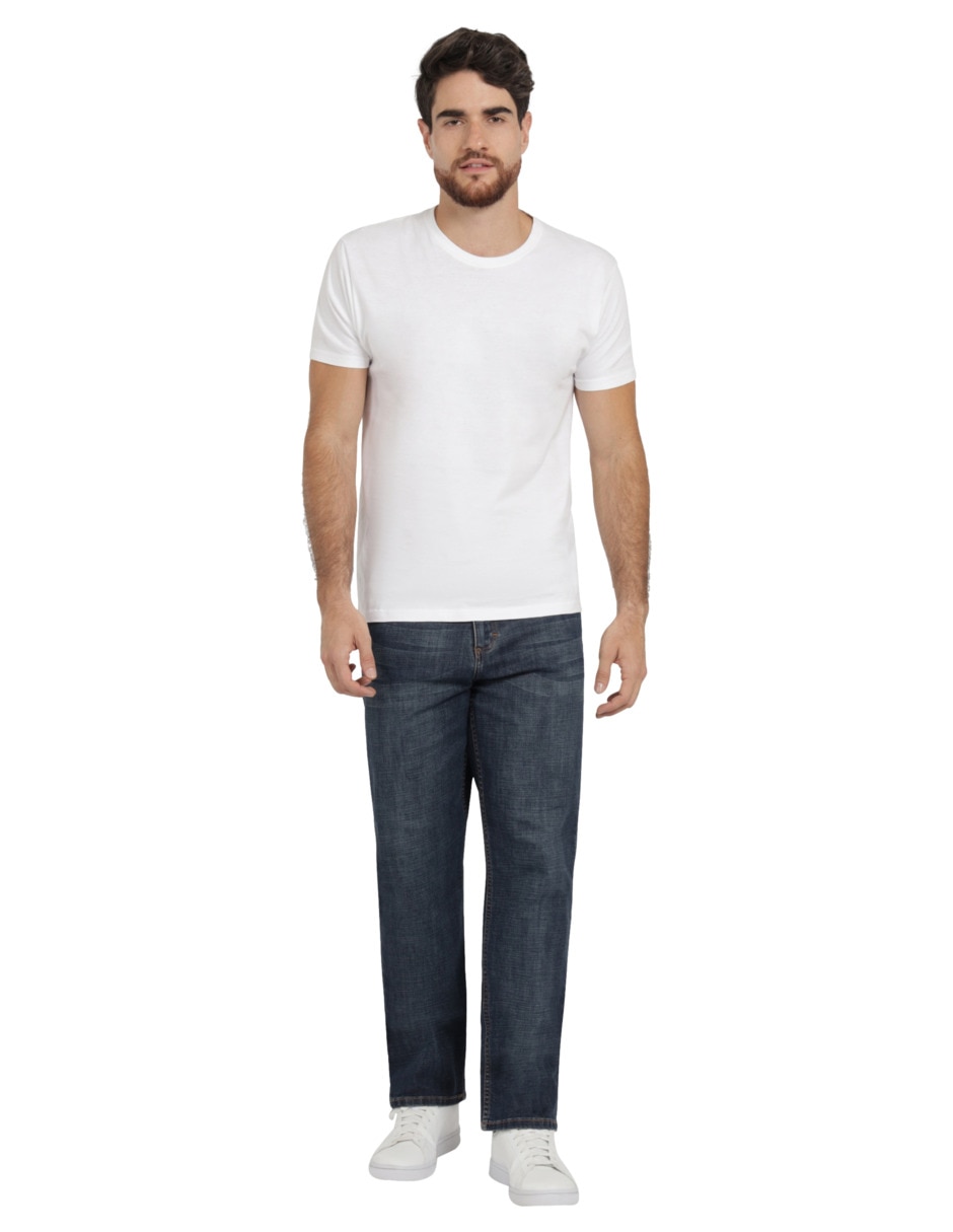 Jeans relaxed straight Lee 112378367 lavado sand blast para hombre