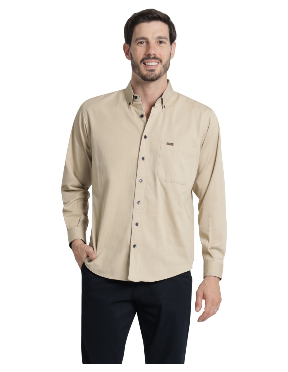 Camisa casual manga larga para hombre Camisa casual manga larga para hombre