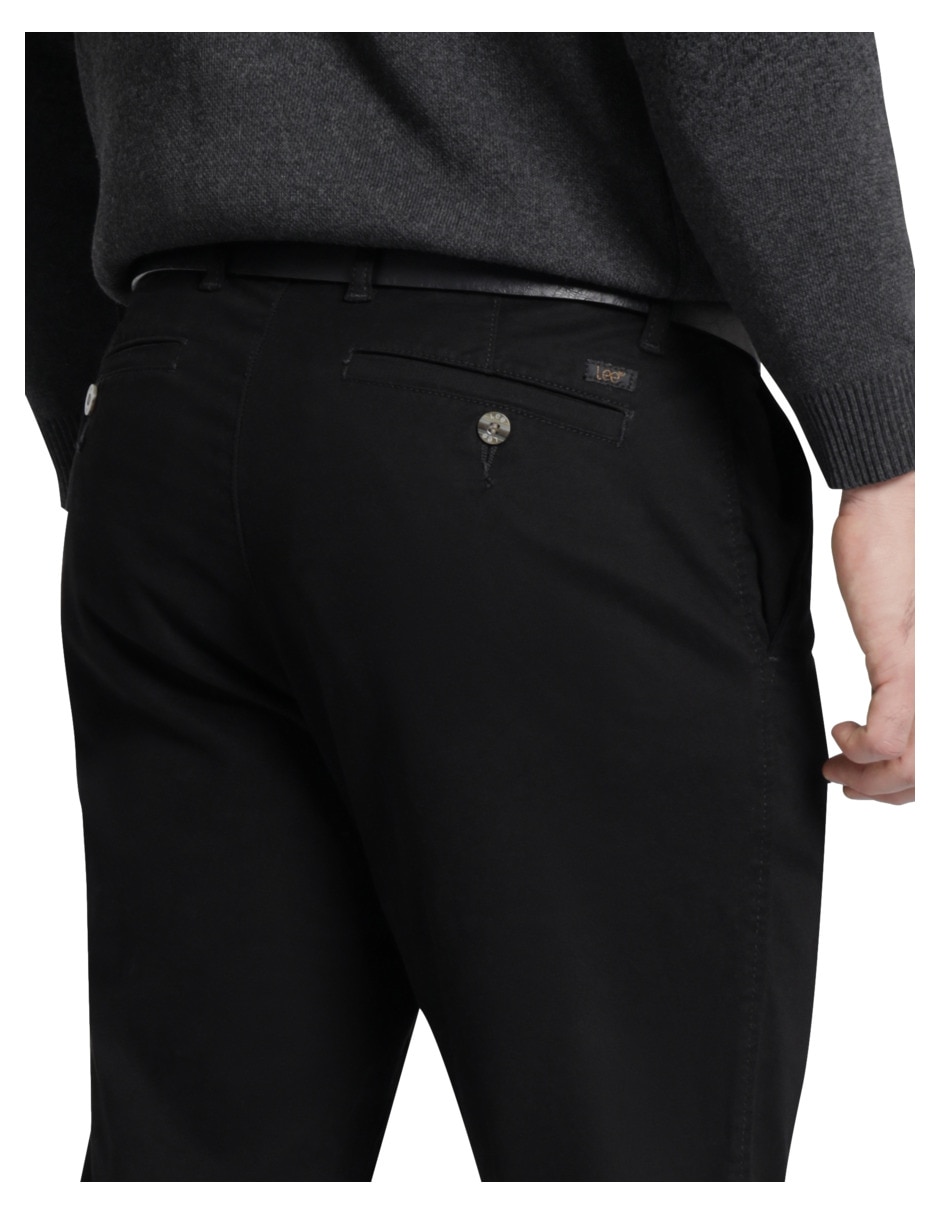 Pantalón casual chino slim Lee de gabardina para hombre