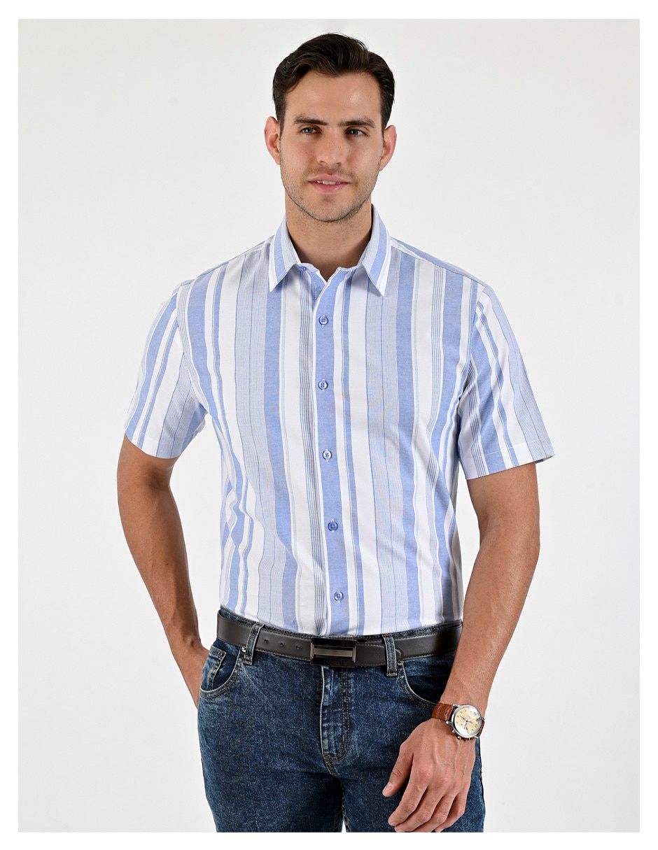 Camisa casual Yale manga corta para hombre