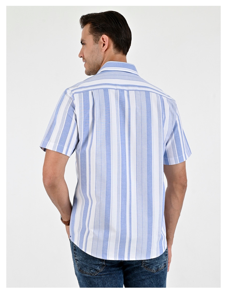 Camisa casual Yale manga corta para hombre