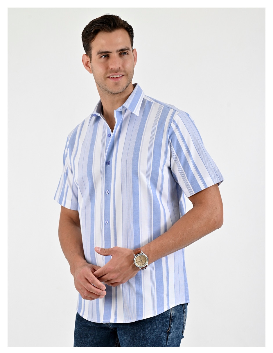 Camisa casual Yale manga corta para hombre