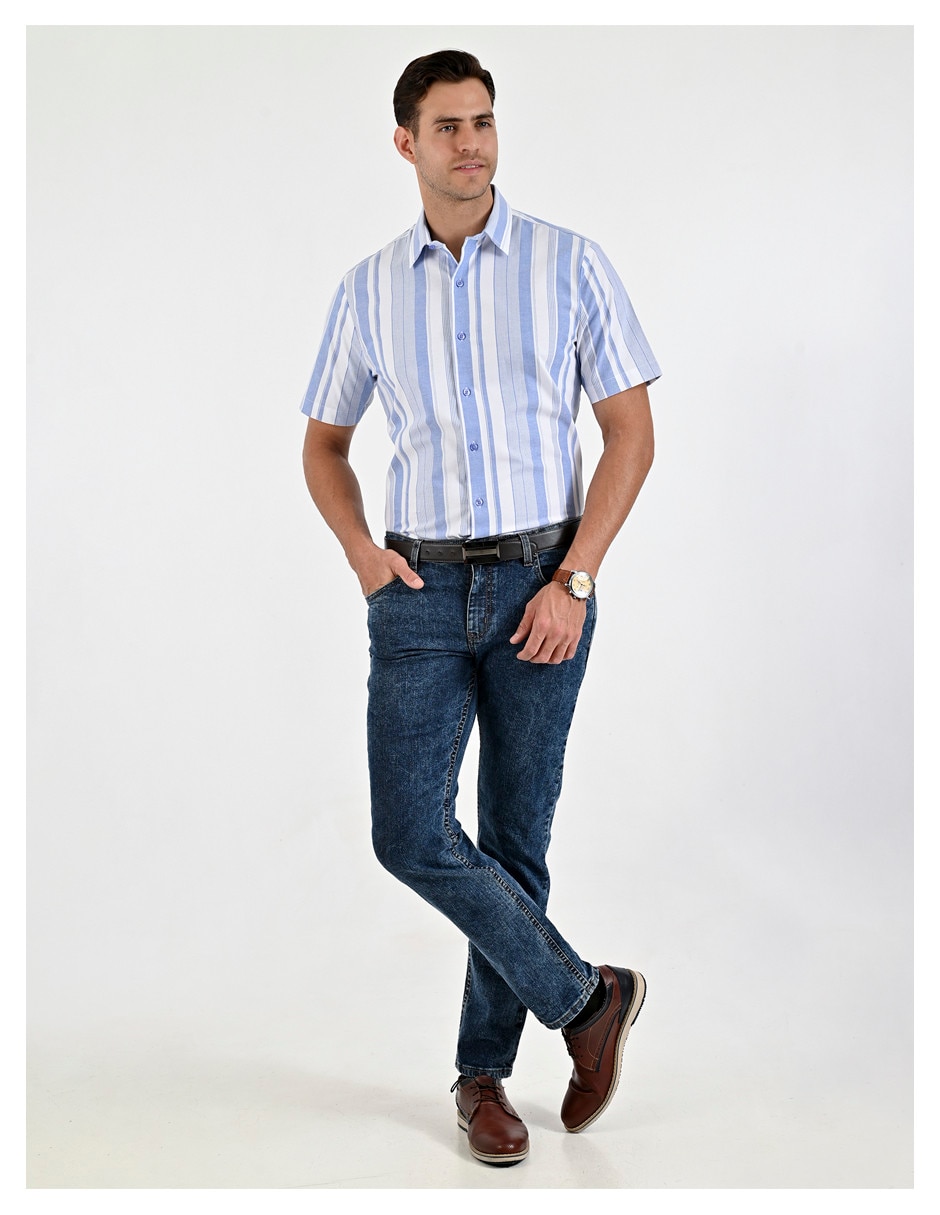 Camisa casual Yale manga corta para hombre