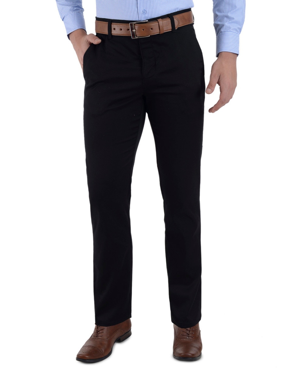 Pantalón casual slim de algodón para hombre