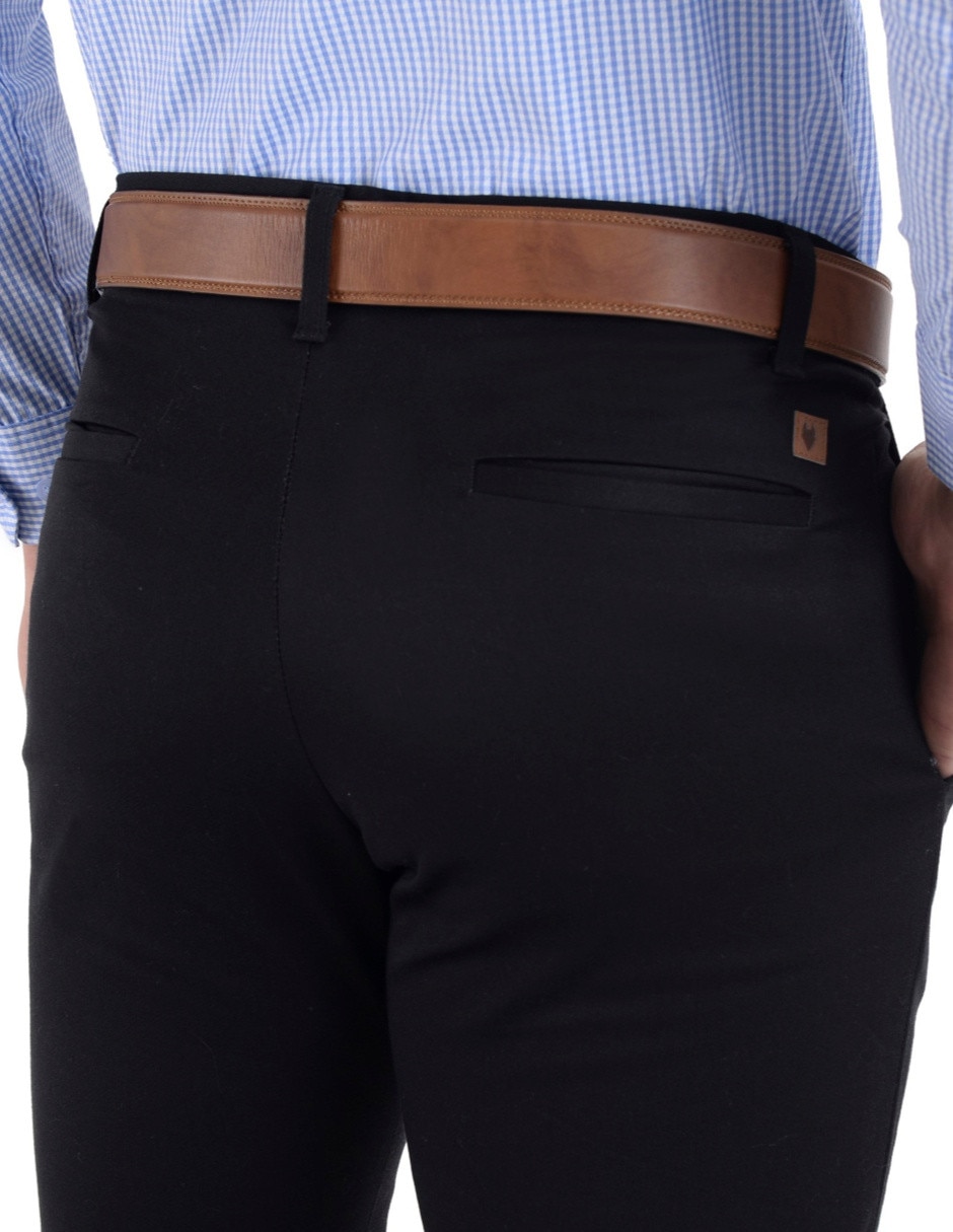 Pantalón slim de algodón para hombre 2