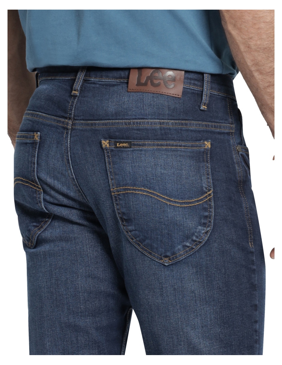 Jeans slim Lee lavado obscuro para hombre