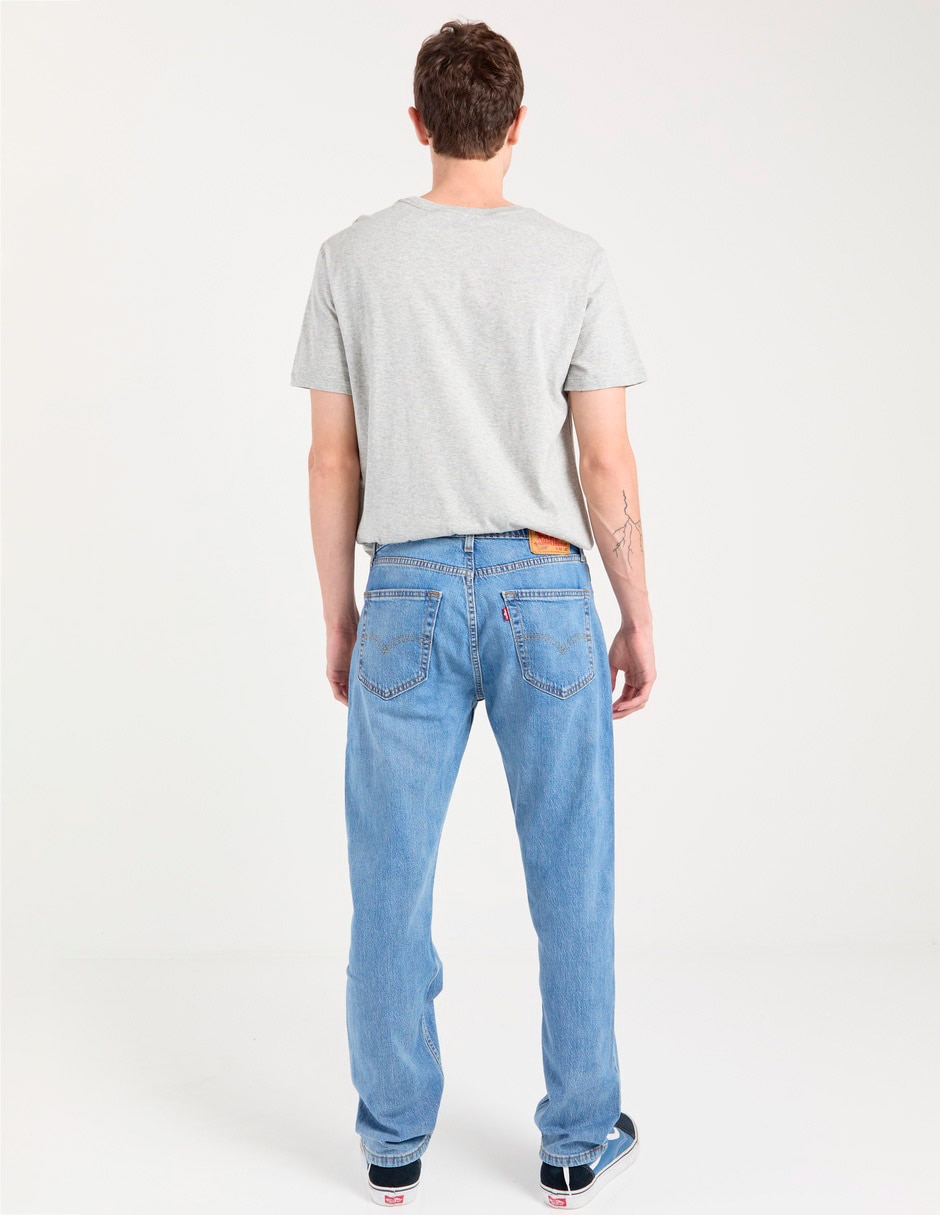 Jeans slim lavado claro para hombre 5
