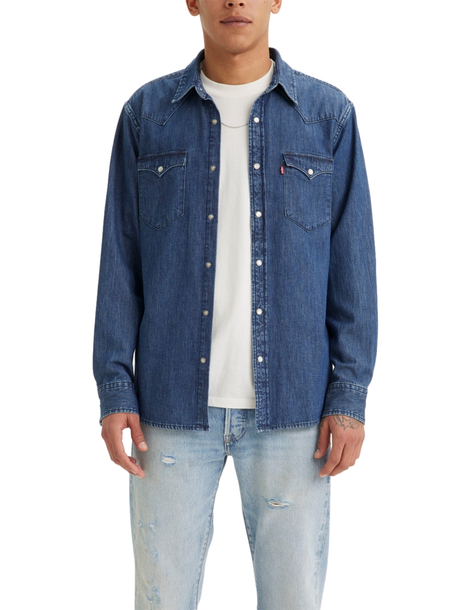 Sobrecamisa casual Levi´s de algodón manga larga para hombre