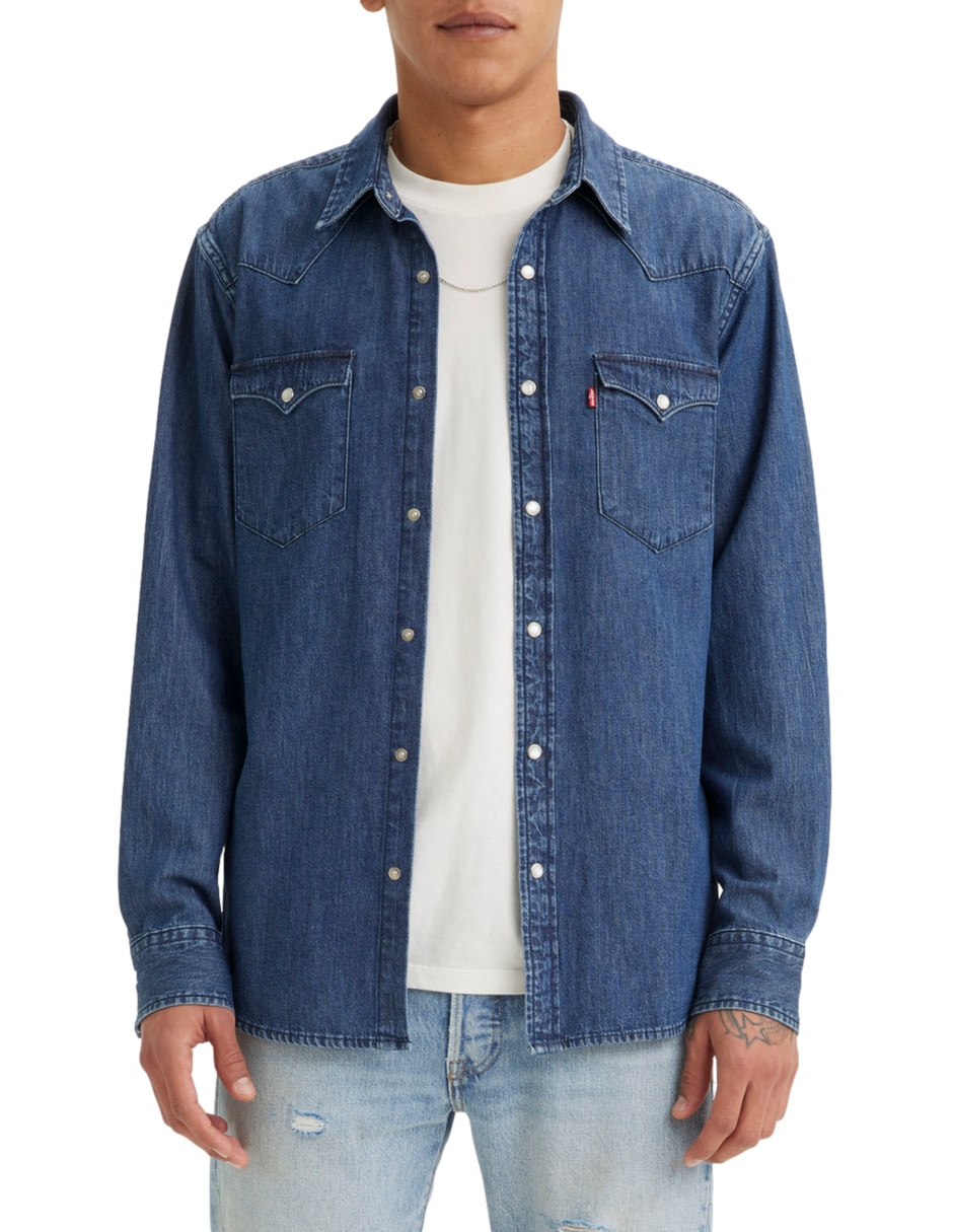 Sobrecamisa casual Levi´s de algodón manga larga para hombre