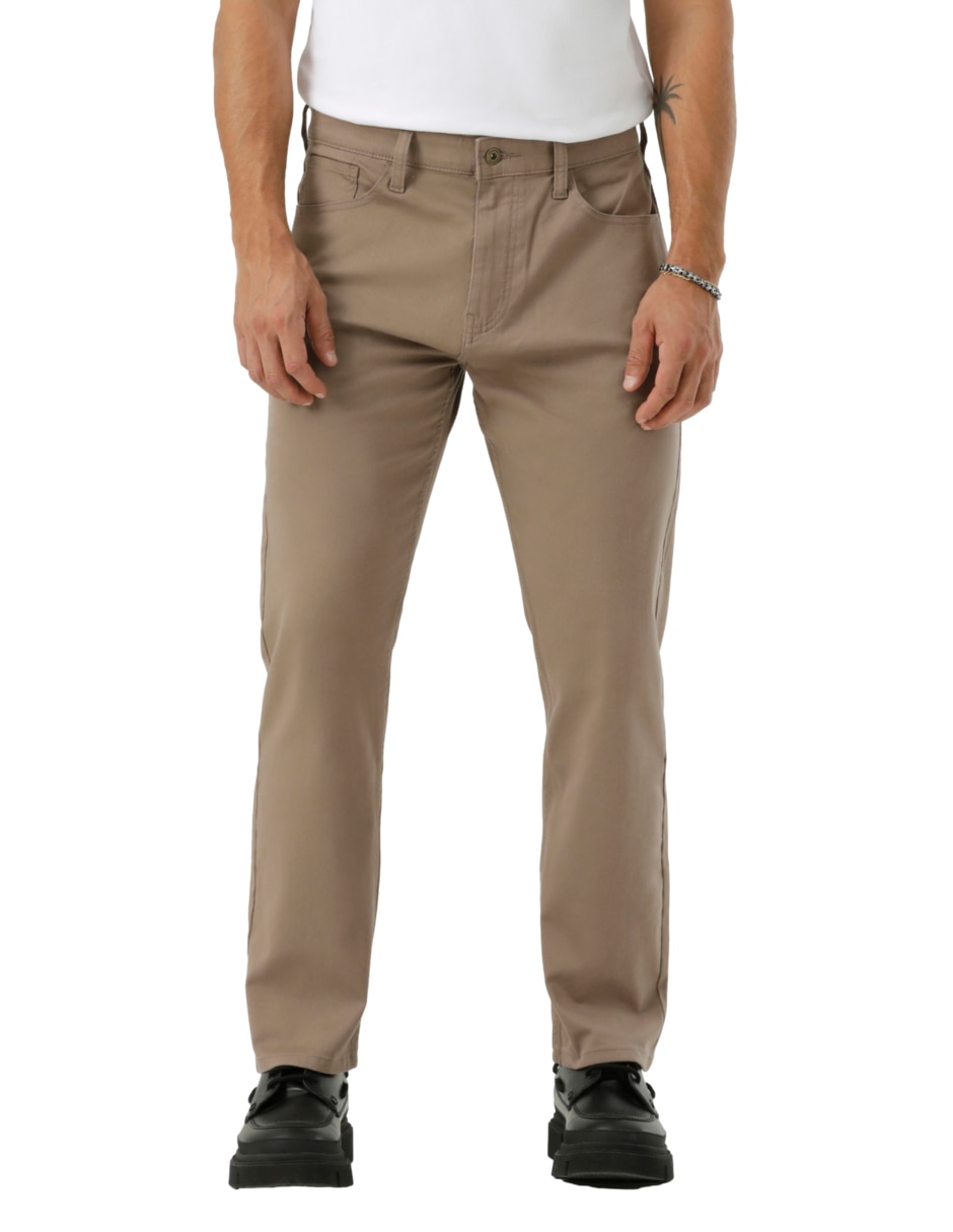 Pantalón casual straight para hombre 2