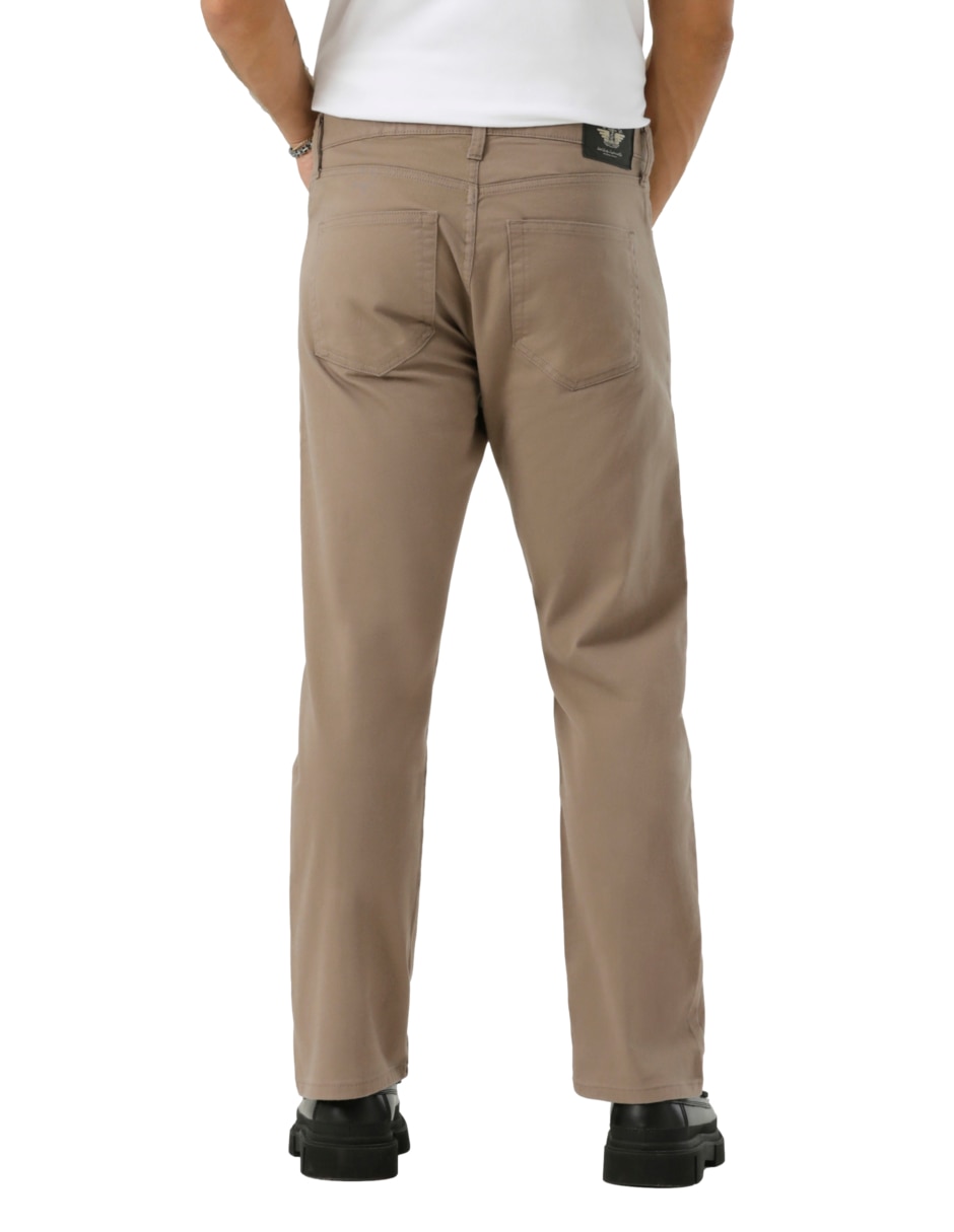 Pantalón casual straight para hombre 4