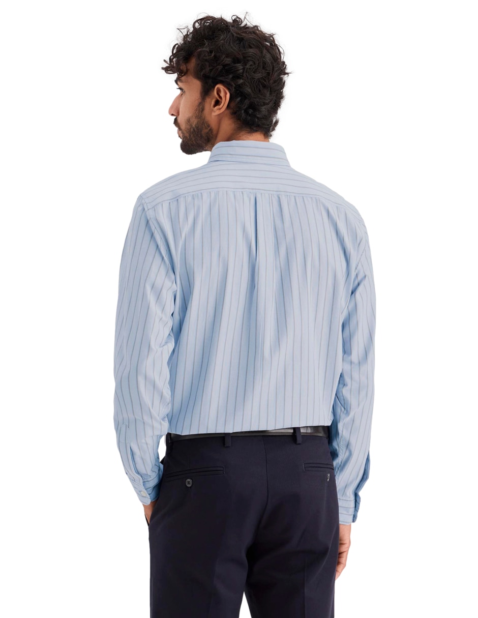 Camisa bussines casual Dockers de algodón manga larga para hombre