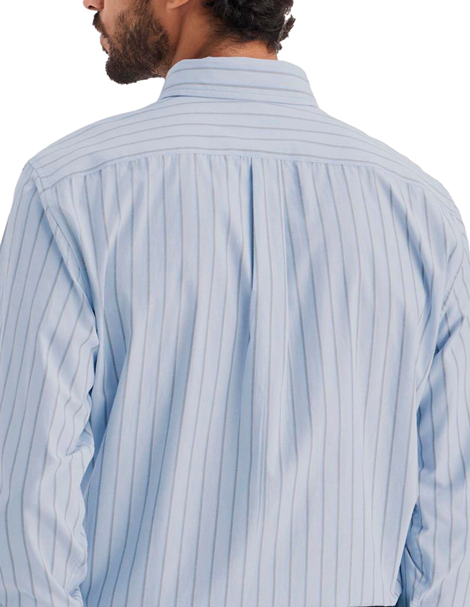Camisa bussines casual Dockers de algodón manga larga para hombre