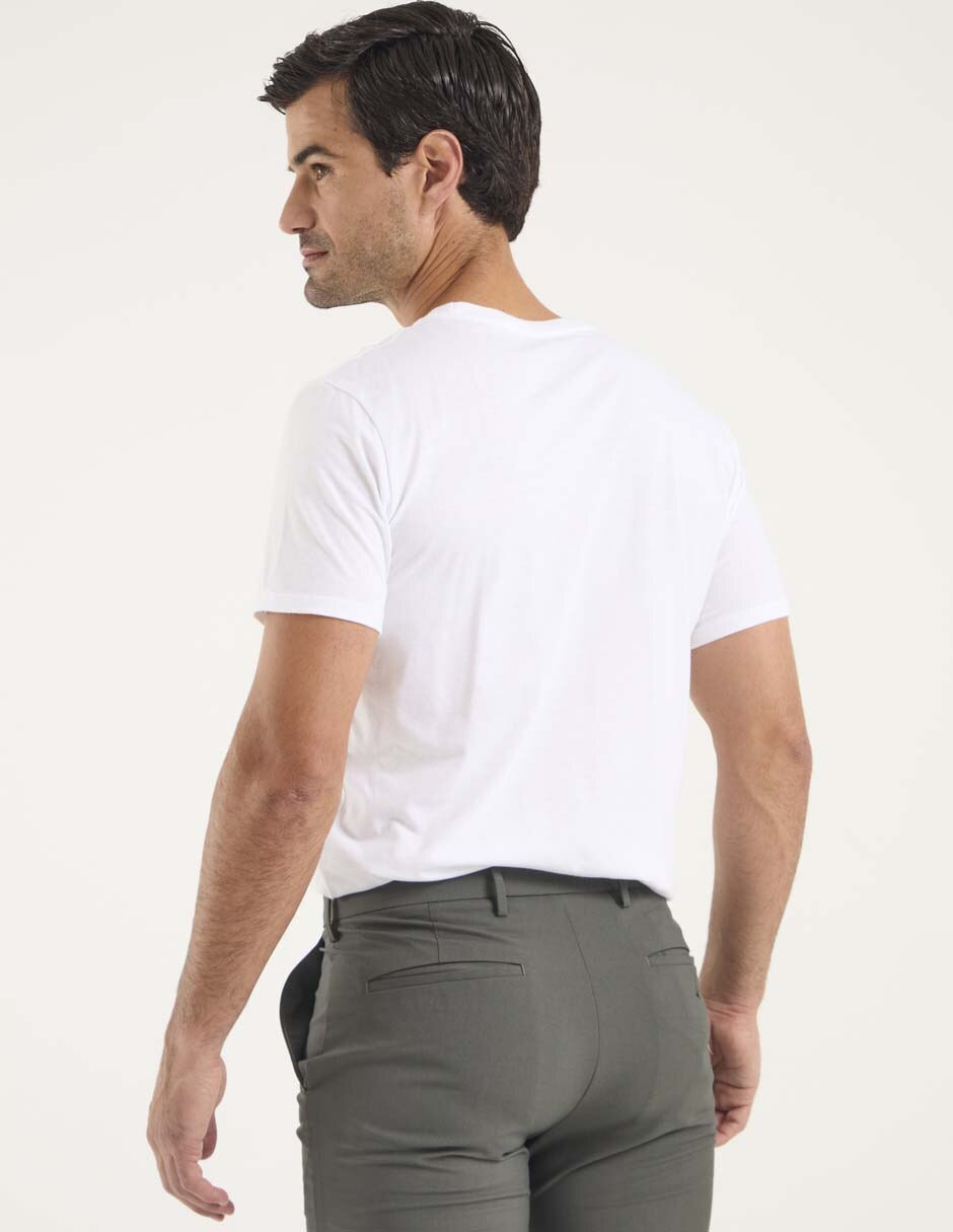 Playera cuello redondo para hombre