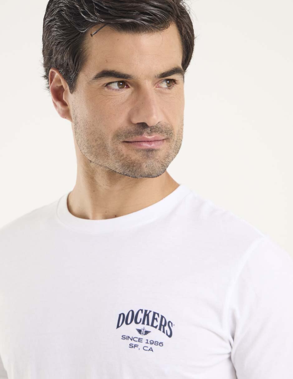 Playera cuello redondo para hombre