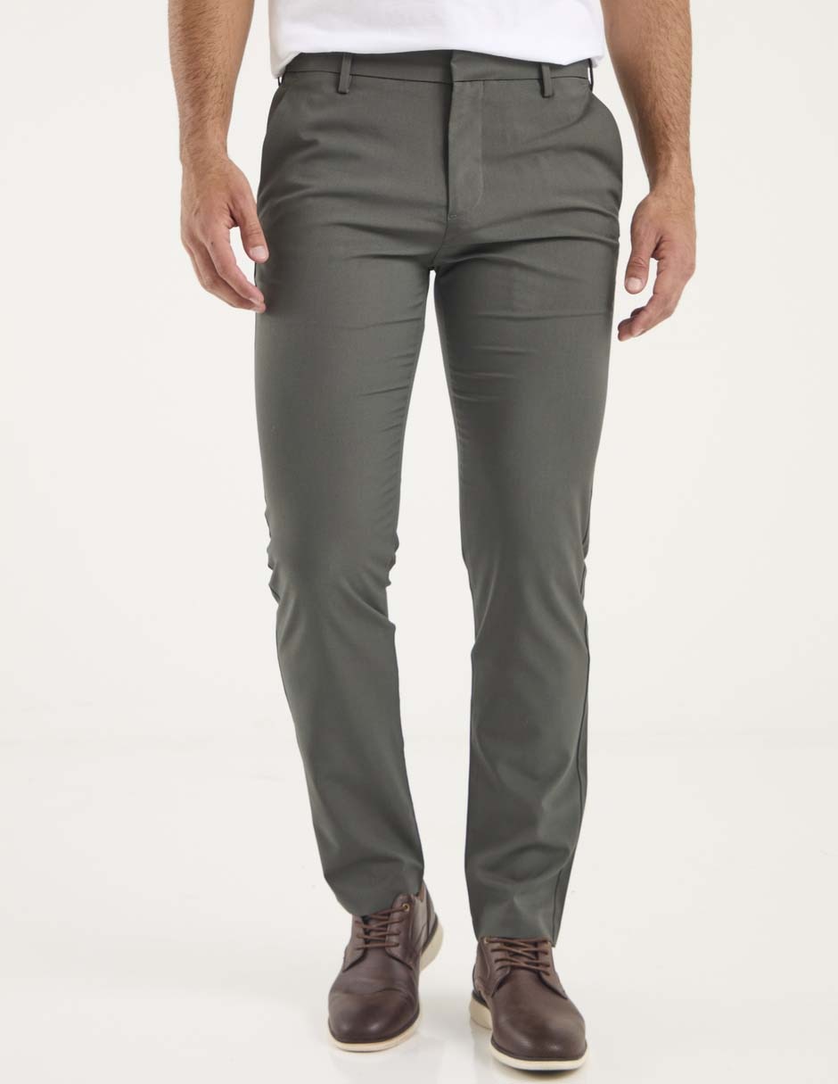 Pantalón chino slim de algodón para hombre Pantalón chino slim de algodón para hombre