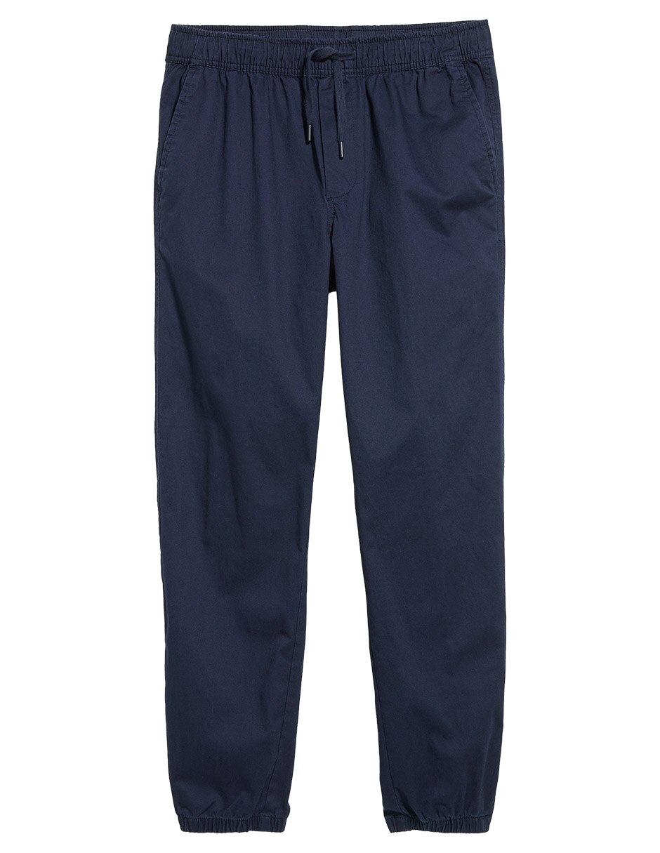 Pantalón regular de algodón para hombre