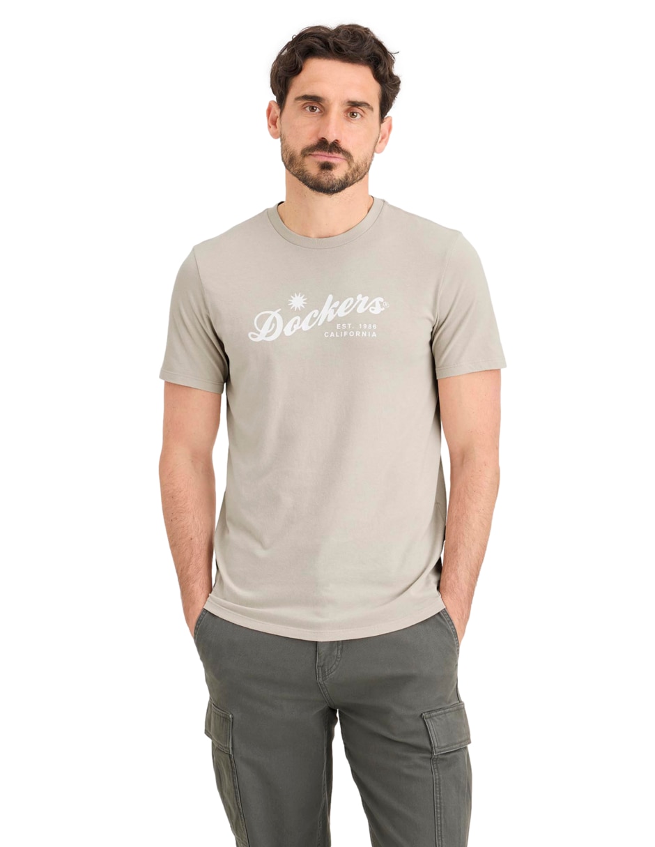 Playera cuello redondo para hombre