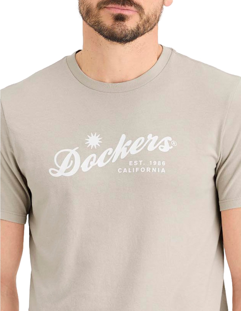 Playera Dockers cuello redondo para hombre