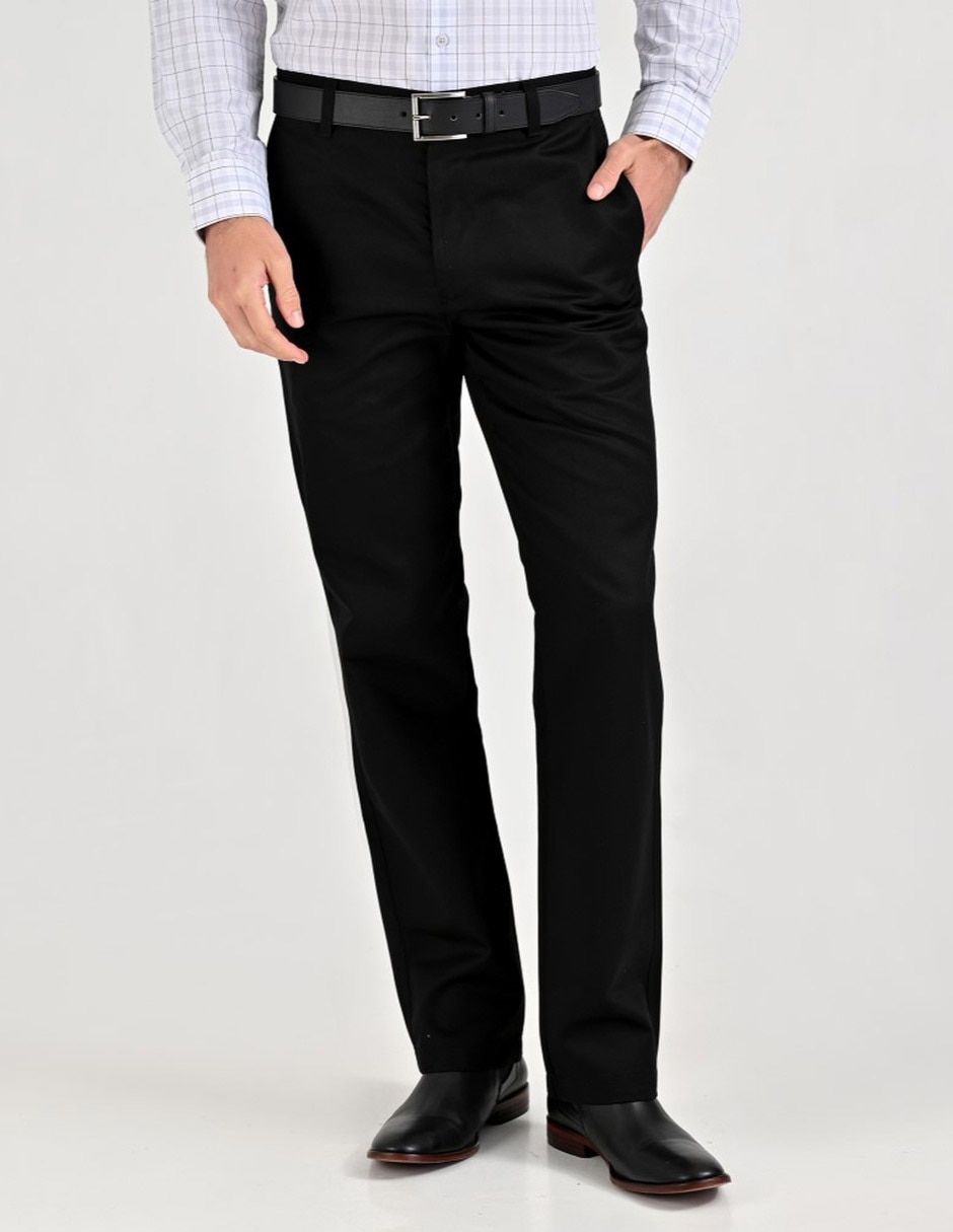 Pantalón regular de algodón para hombre