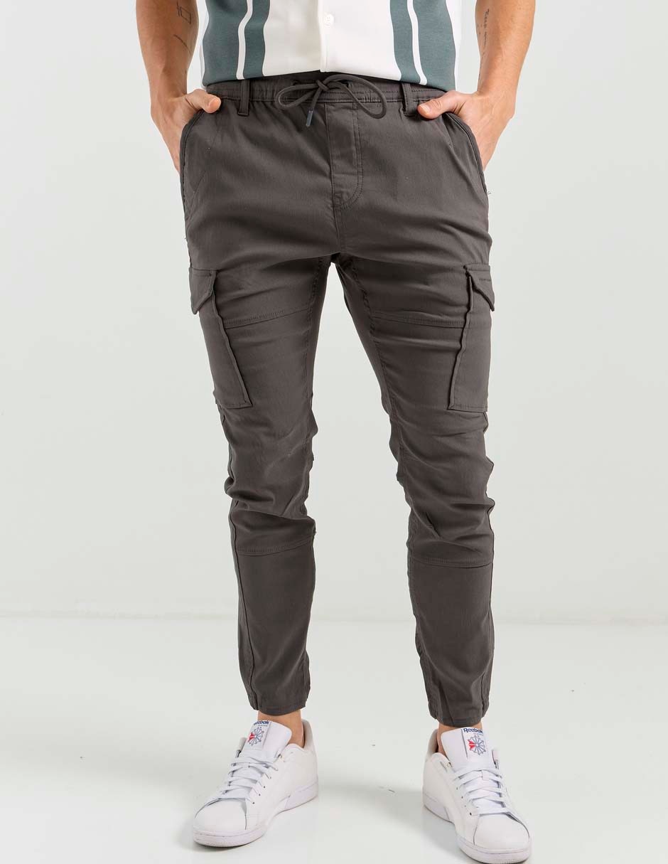 Pantalón cargo skinny para hombre Pantalón cargo skinny para hombre