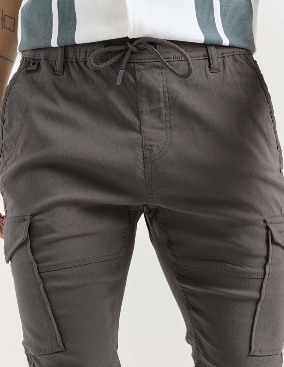 Pantalón cargo skinny para hombre 2